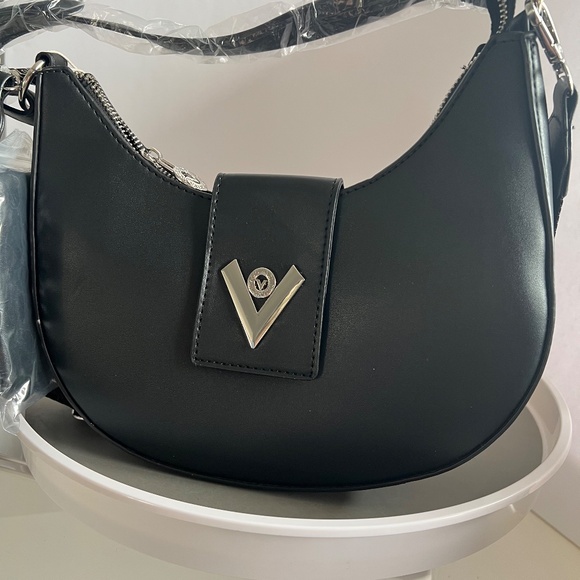 Valentino Orlandi Black Vegan Leather Bag New with Tags - Picture 12 of 12